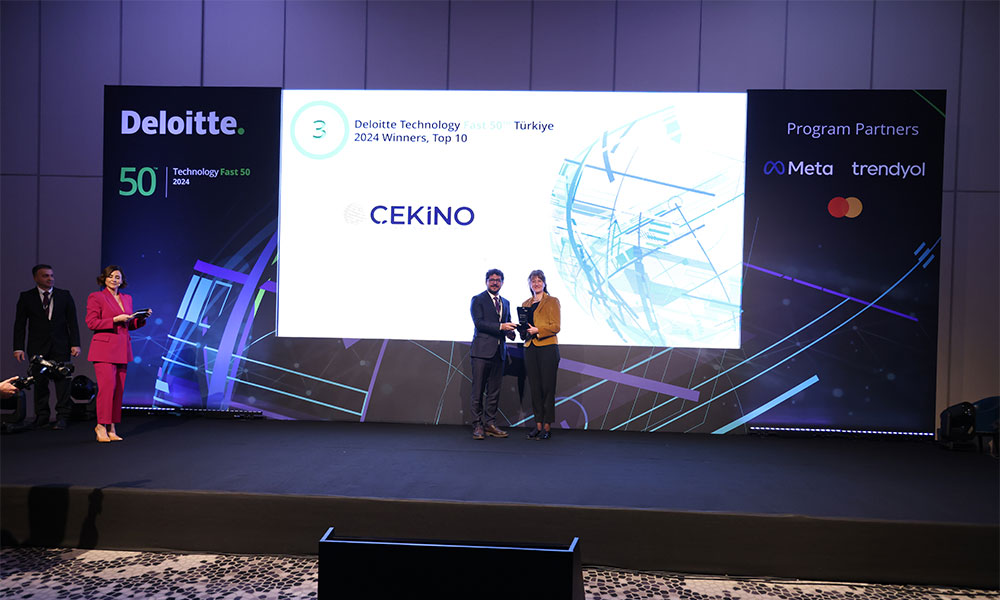 Çekino Bilgi Teknolojileri, Deloitte Fast 50 Türkiye’de Üçüncü Oldu