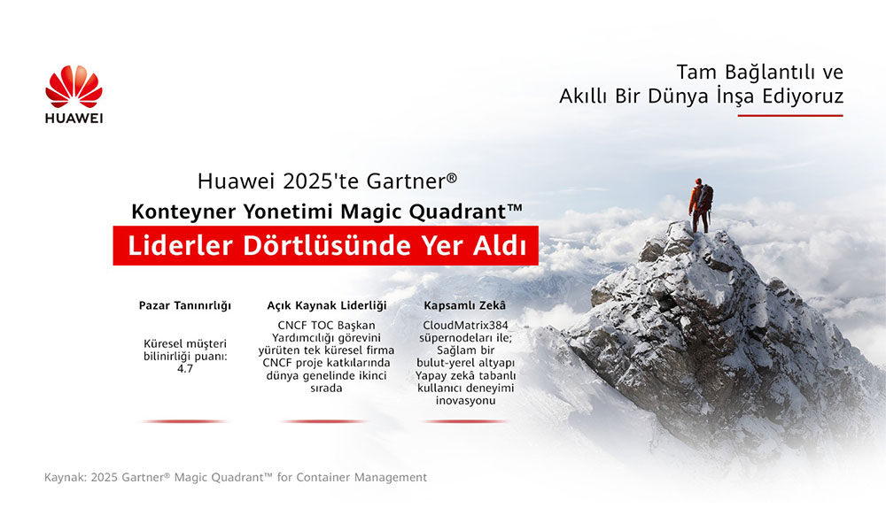 Huawei, Gartner’ın 2025 Konteyner Yönetimi Raporunda Liderliğini Korudu