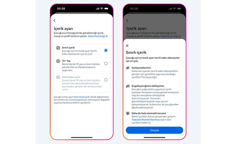 Meta, Türkiye’de Genç Hesaplar İçin 13+ İçerik Standardını Devreye Aldı
