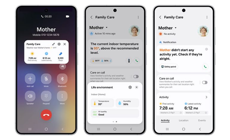 Samsung SmartThings ile aile bakımını akıllı ev deneyimine taşıyor