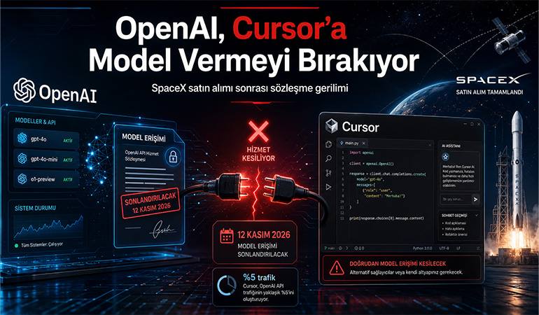 OpenAI Cursor’a Model Desteğini Sonlandırmayı Planlıyor