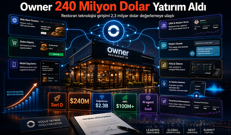 Owner 240 Milyon Dolar Yatırım Aldı