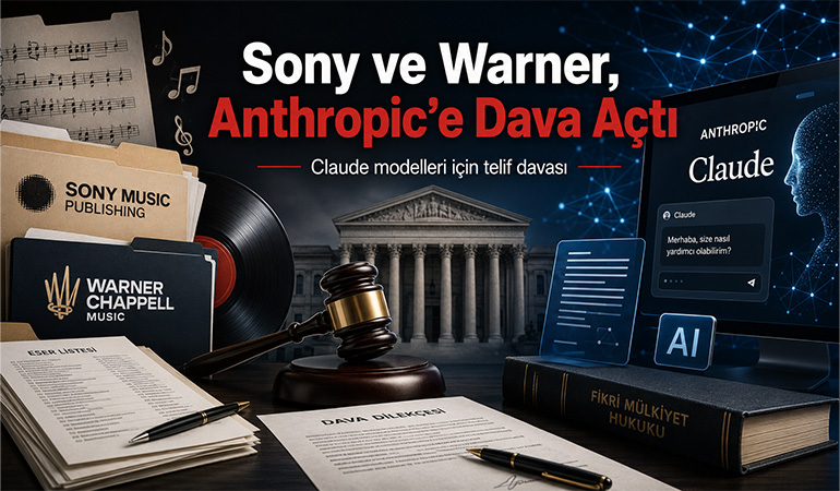 Sony ve Warner Anthropic’e Dava Açtı