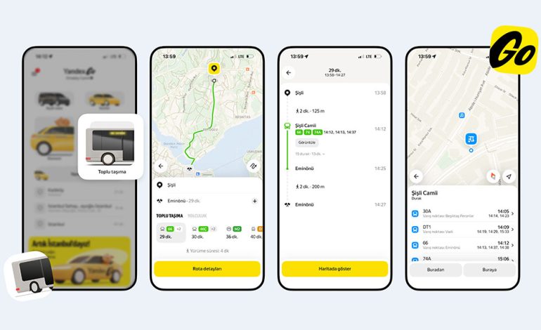 Yandex Go İstanbul’da Toplu Taşıma Planlıyor