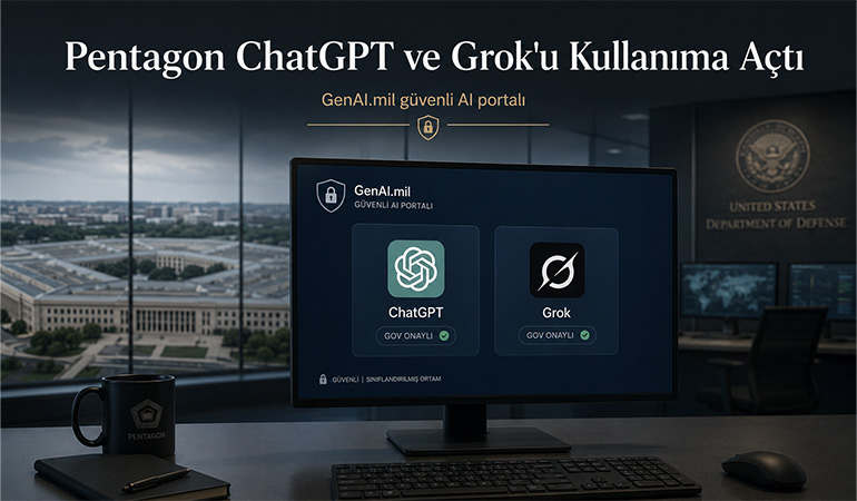 Pentagon ChatGPT ve Grok’u Kullanıma Açtı