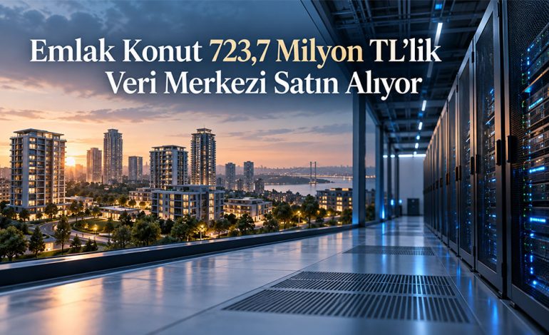 Emlak Konut 723,7 Milyon TL’lik Veri Merkezi Satın Alıyor
