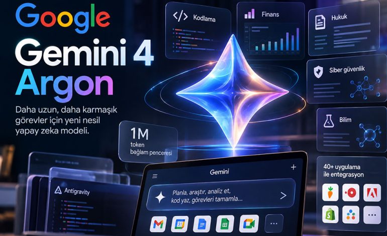Google, Yeni Yapay Zeka Modeli Gemini 4 Argon’u Kullanıma Sundu