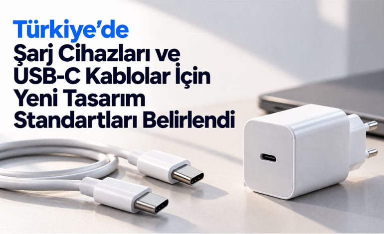 Türkiye’de Şarj Cihazları ve USB-C Kablolar İçin Yeni Tasarım Standartları Belirlendi